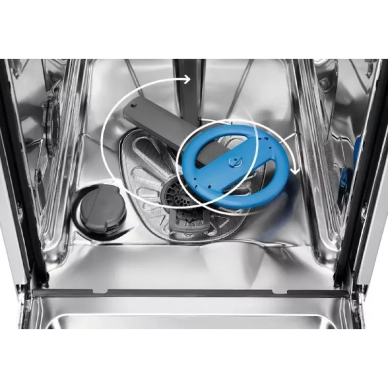 Inbouwvaatwasser Electrolux EEG63410L, smal 45 cm, 10 couverts, 8 programma's, AirDry, AquaStop