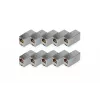 Digitus CAT 5e RJ45 modulaire koppeling 10 stuks verguld zilver