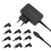 Universele voeding QOLTEC 52414 65W met 10 verwisselbare stekkers