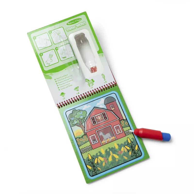 Water Wow Farm GML kleurboek — spinmaster herbruikbaar reis-waterkleurboek