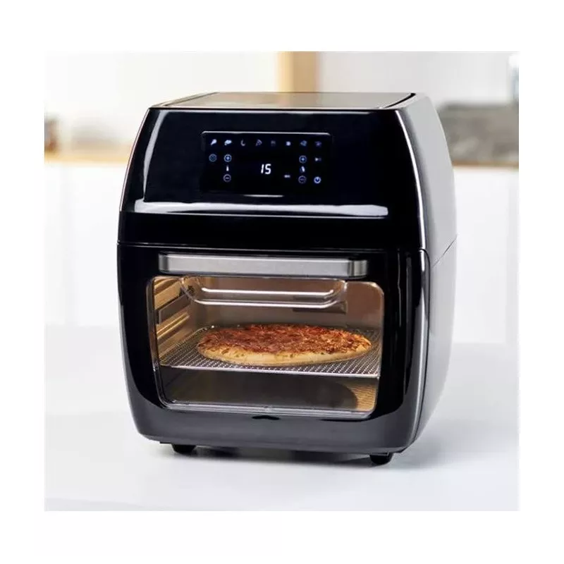 Heteluchtfriteuse Black & Decker BXAFO1200E — 12 L, 1700 W, touchbediening, 40–200°C, draaispit, bakken & frituren