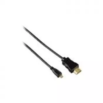 Hama HDMI 0,5 m HDMI-kabel HDMI Type-A (standaard) HDMI Type-D (micro) zwart