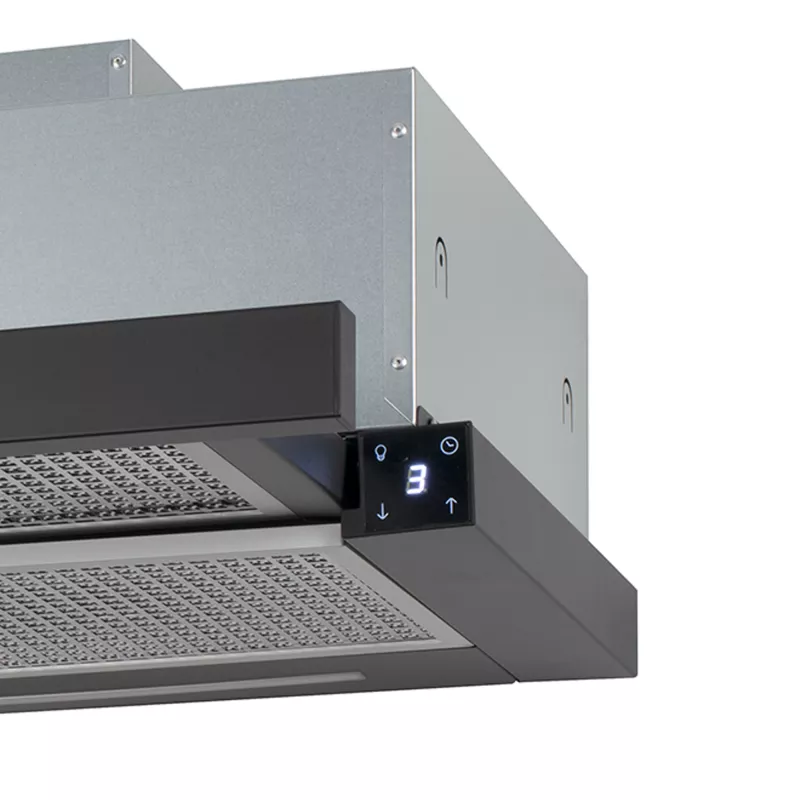 CATA TFH 6630 BK onderbouw zwart A+ 605 m³/h