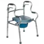 Revalidatie-looptrainer REHA FUND RF-133 3in1, aluminium/stalen frame, verstelbare hoogte 81–99 cm, 2 wielen, zitting, max. belasting 100 kg