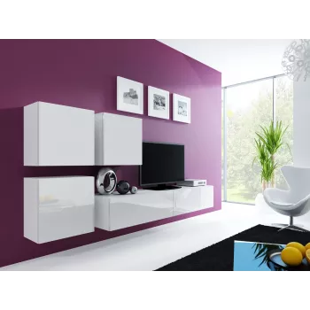 Cama Square kast VIGO 50/50/30 wit/wit glanzend