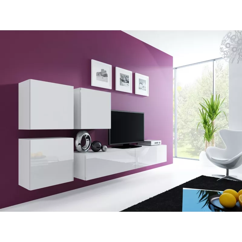 Cama Square kast VIGO 50/50/30 wit/wit glanzend
