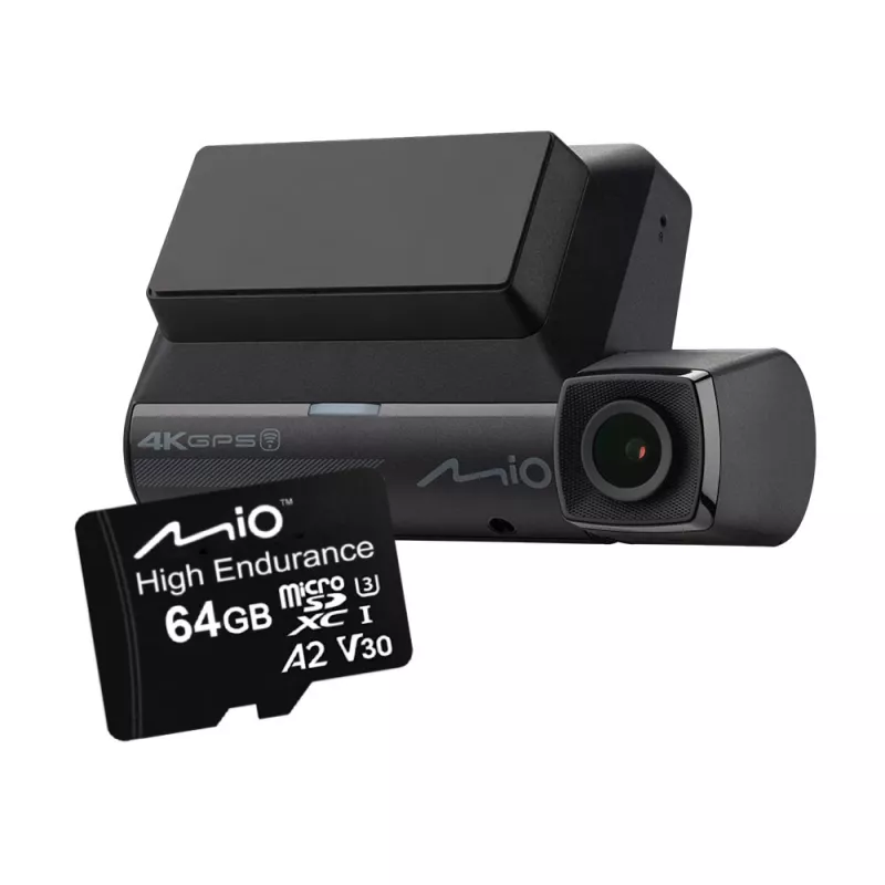 MicroSD-kaart MIO Flash Memory 64GB UHS-I High Endurance voor continue opname