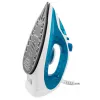 Esperanza EHI002 Slider stoomstrijkijzer, 2200 W, keramische zoolplaat, verticale stoom, wit/blauw