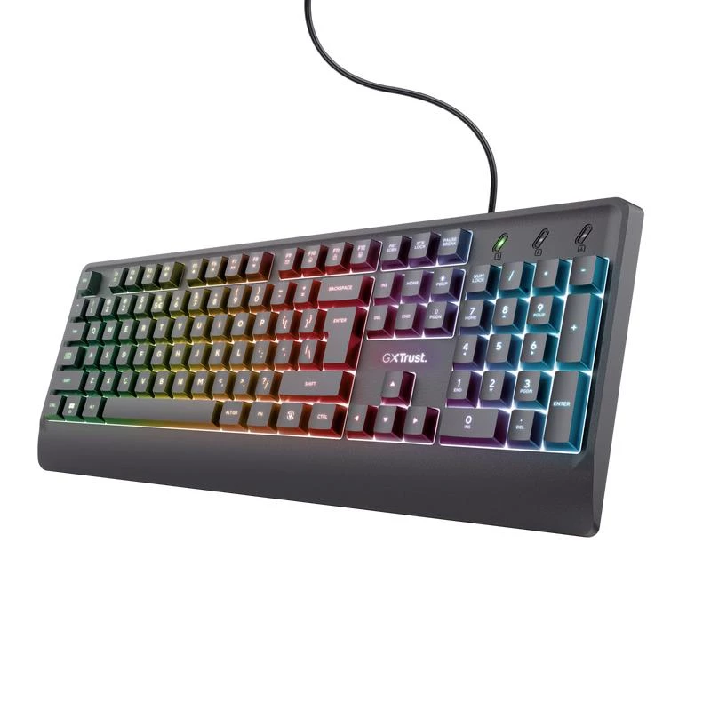 Trust GXT 792 QUADROX toetsenbord muis inclusief gaming USB QWERTY US English zwart