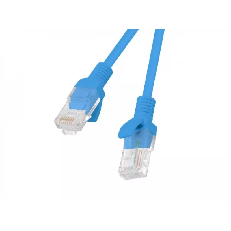 LANBERG PCU6-20CC-0300-B Cat6 U/UTP patchkabel, 3 m, blauw, 10 stuks