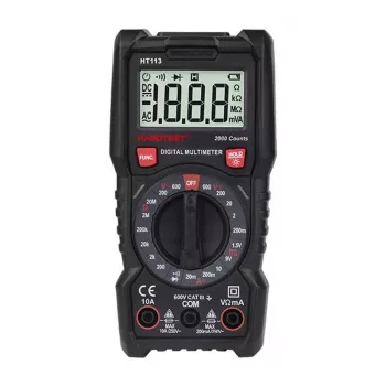 Digitale multimeter Habotest HT113 – AC/DC-spannings- en stroommeting