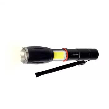 Esperanza Dione zwarte handzaklamp LED