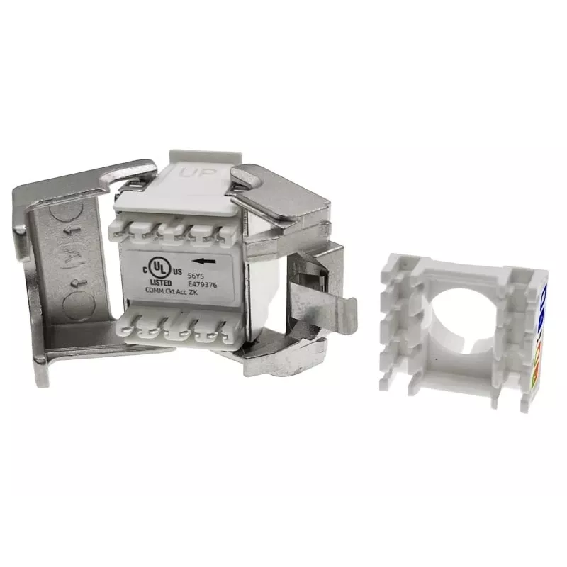 Alantec MB004-1 RJ45 gereedschapsloze STP Cat.6 PoE+ keystone-module ALANTEC Plus - verbeterde overdrachtsprestatie