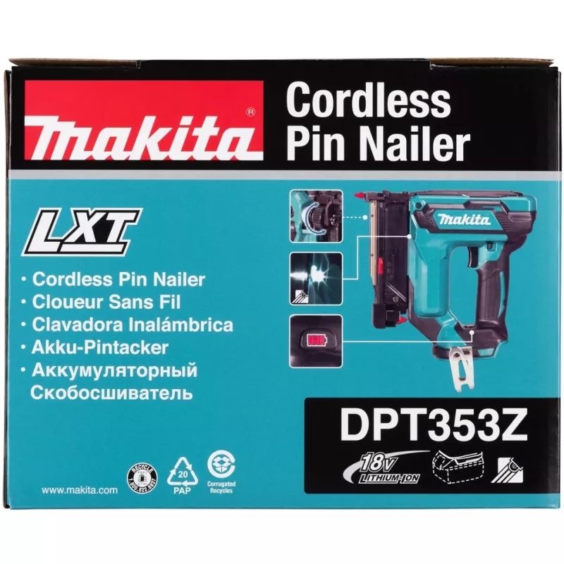 Makita DPT353Z nagelapparaat/nietpistool accu