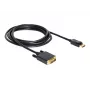 Delock kabel DisplayPort 1.1 stekker > DVI 24+1 stekker passief 3 m zwart (82592)