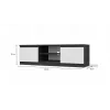 RTV 120 MALWA antraciet/wit