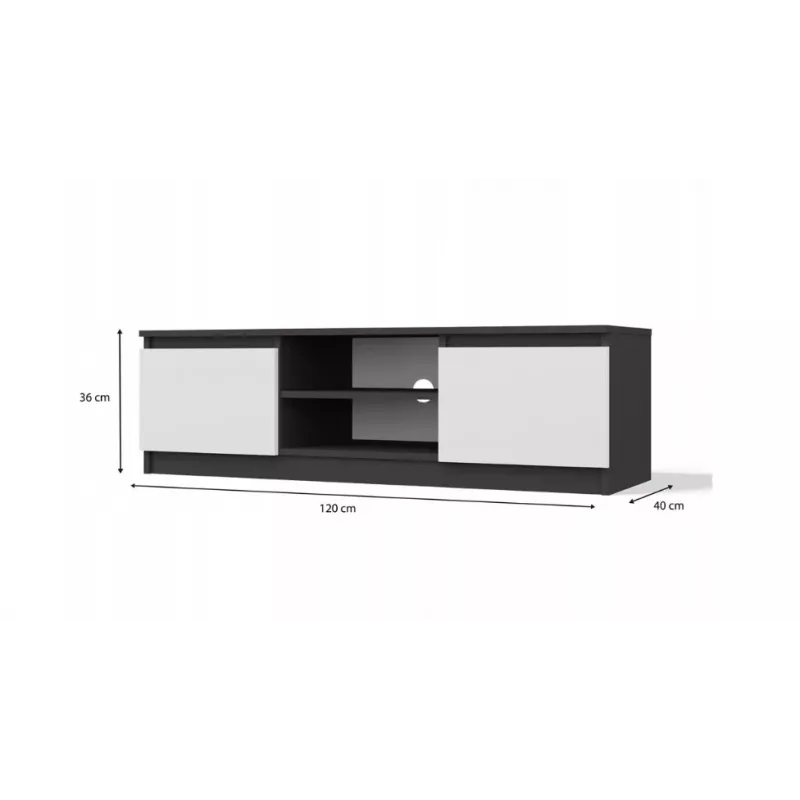 RTV 120 MALWA antraciet/wit