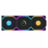 Lian Li UNI FAN SL Wireless LCD 120 zwart 3 stuks