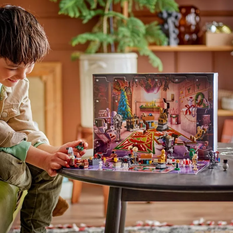 LEGO Star Wars adventskalender 2025 — set 75418, seizoensgebonden bouwbare minifiguren en modellen