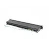Patchpanel 1U LANBERG PPS5-1024-B — 24-poorts RJ-45 Cat5, metaal, zwart, rackmontage