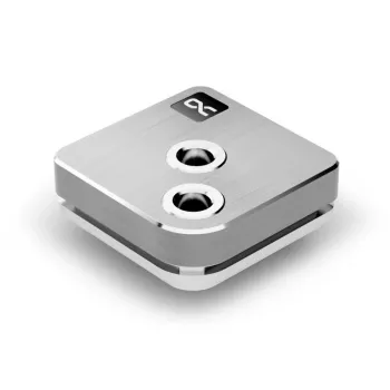 Waterblok Alphacool 13444 zilver 72mm x 72mm x 26,5mm