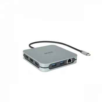 DICOTA D32057 USB Type-C-hub 10000 Mbit/s zilver