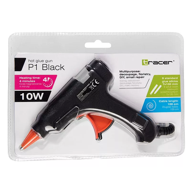 Tracer 46508 P1 lijmpistool zwart
