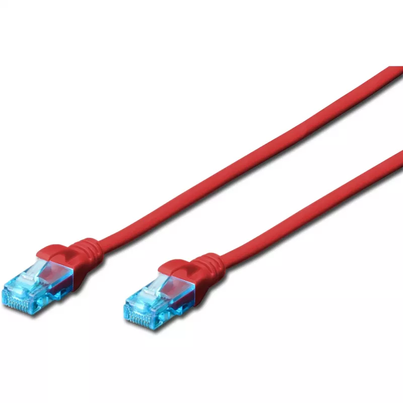 Patchkabel Digitus CAT 5e DK-1512-005/R 0,5 m rood