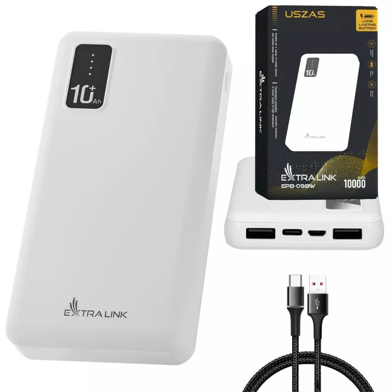 Draagbare powerbank Extralink EPB-098W 10000mAh