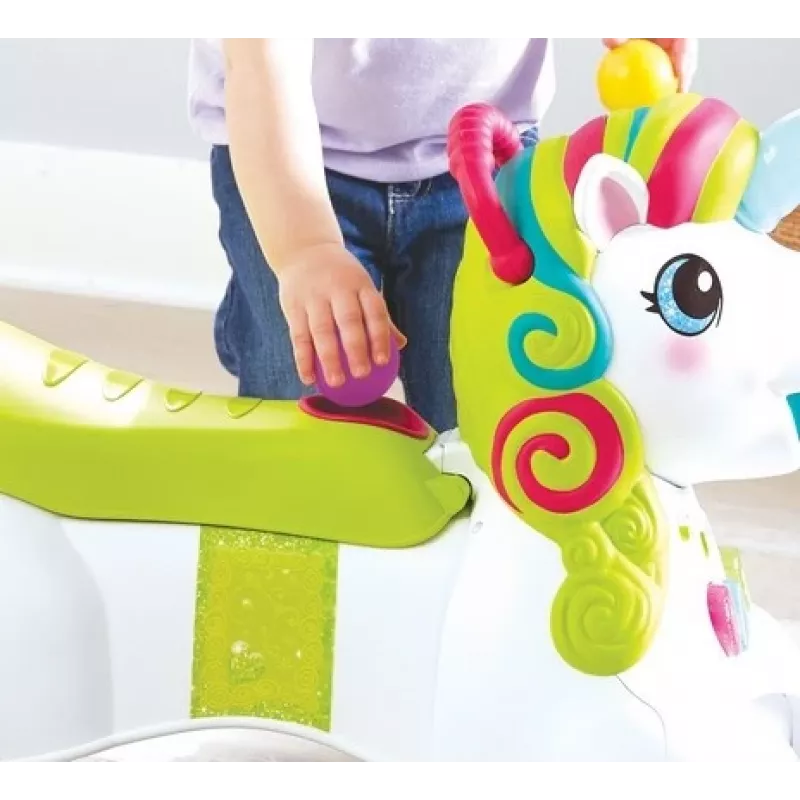 Ride-on, Pusher 3in1 - eenhoorn