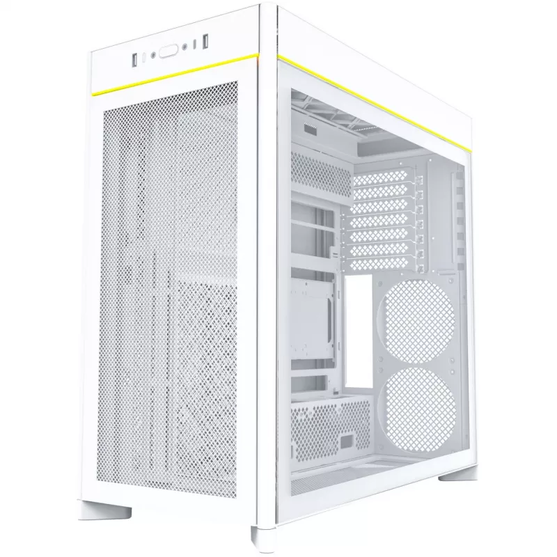 Computerkast Montech HS01 Tempered Glass ATX wit