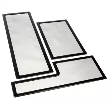 Stoffilter DEMCiflex 0539 voor Enthoo Luxe, zwart, 3-pack