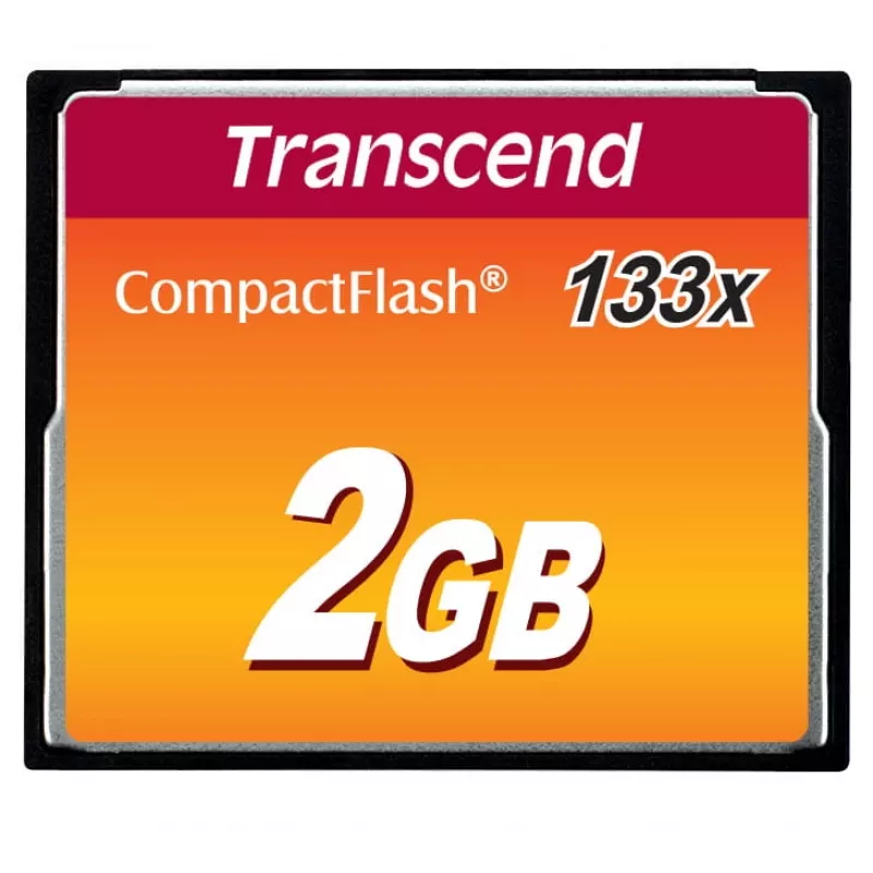 Flashgeheugen Transcend 2GB CompactFlash 133x TS2GCF133