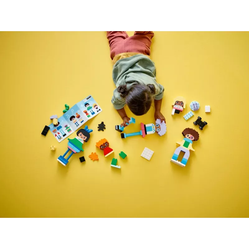 Constructiespeelgoed LEGO DUPLO 10423 bouwbare mensenverzameling, 71 onderdelen, vanaf 3 jaar, figuren 260 mm hoog