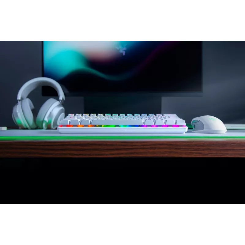 RAZER Huntsman Mini - Mercury Edition - Purple Switch - US-Layout Toetsenbord