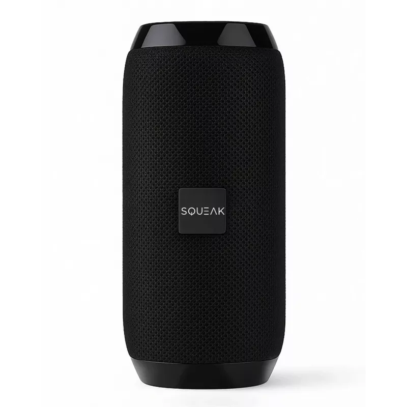 Draagbare bluetooth-stereoluidspreker SQUEAK SQ1008 — 14W RMS, Bluetooth 5.3, 1200 mAh, IPX4, FM, LED, AUX, USB