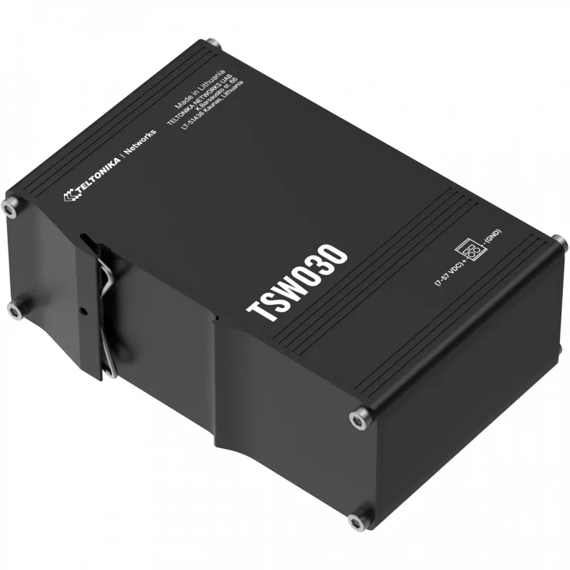 Teltonika TSW, unmanaged 8-poorts industriële ethernet-switch