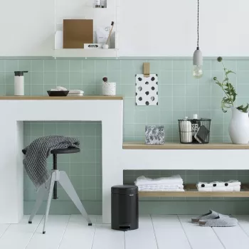 Brabantia newIcon pedaalemmer rond zwart (11 33 21)