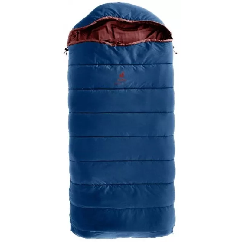 Deuter kinderslaapzak Starlight SQ (130-170 cm) - nightblue/redwood