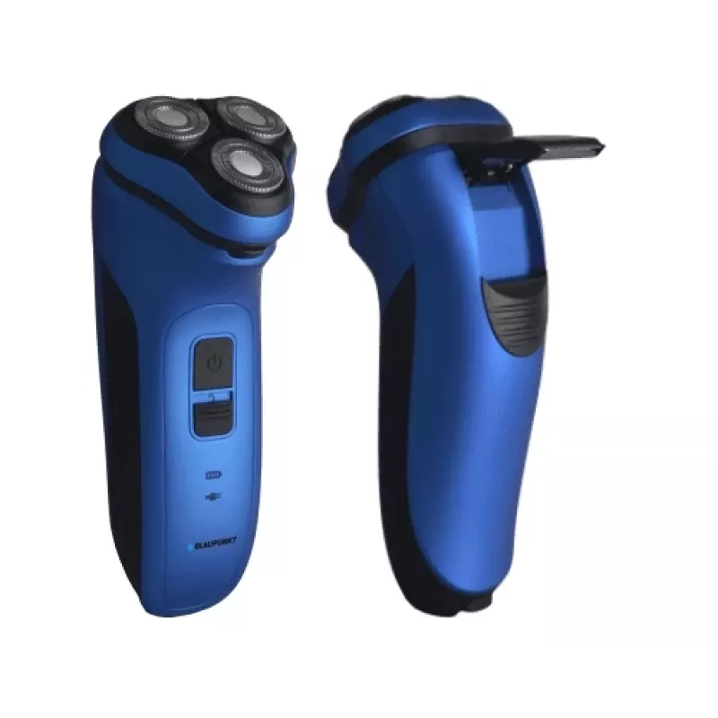 Blaupunkt MSR401 herenscheerapparaat rotatiescheerapparaat trimmer zwart - blauw (MSR401)