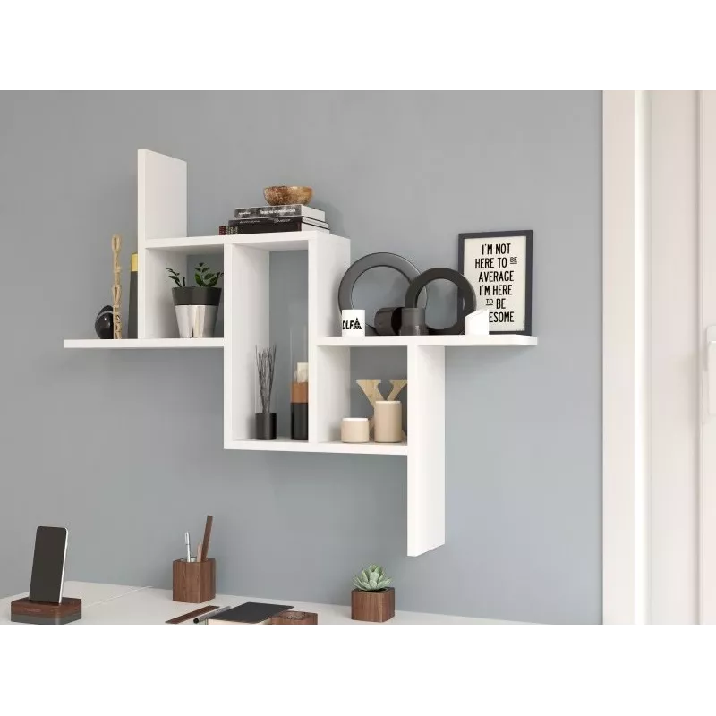 FIESTA hangrek 85x15x73,5 cm, wit