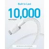 USB-A naar USB-C-kabel Anker A81H5G21 — 0,9 m, wit