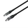 Fixed | kabel USB-C/USB-C met display, PD-ondersteuning, 2m, USB 2.0, 100W | FIXDD-CC2-BK