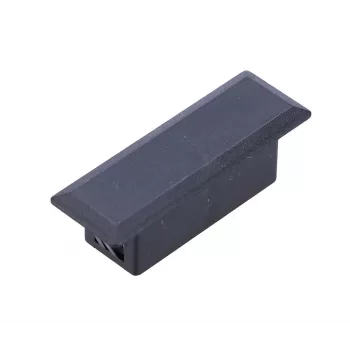 Eindkap voor patchpanelen Extralink SC duplex, zwart, ABS
