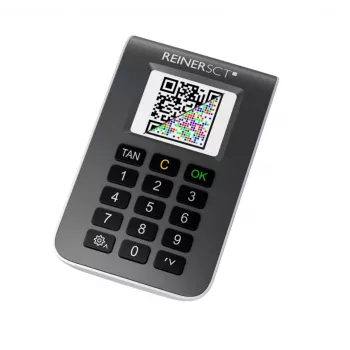 ReinerSCT tanJack photo QR - TAN-generator - antraciet