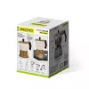 Aluminium mokapot Maestro MR-1657-3-BEIGE – 3-kops espressomaker, beige