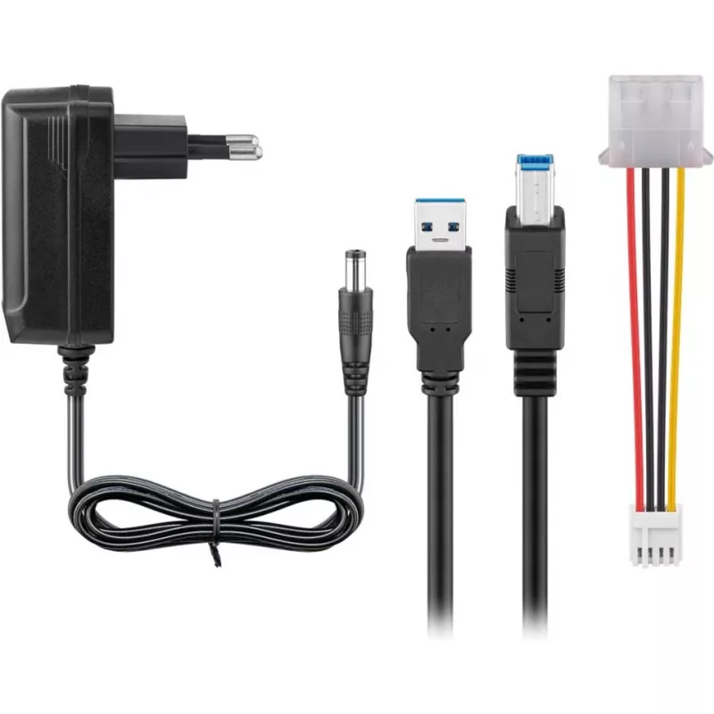 Externe HDD/SSD-adapter WENTRONIC USB 3.0 — Goobay 72013 (IDE/SATA-ondersteuning)