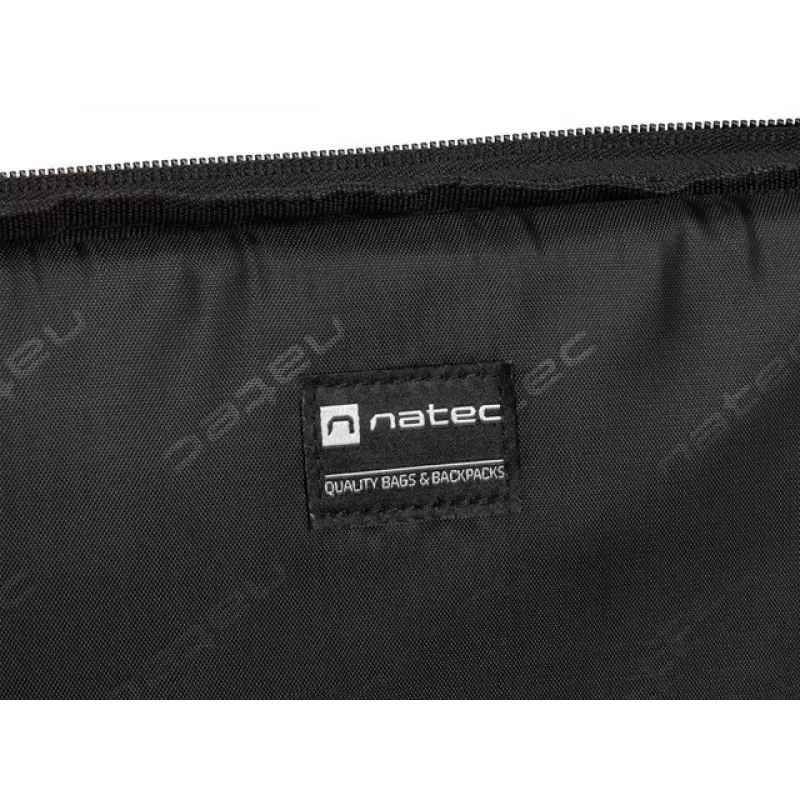 Aktetas NATEC Beira 39,6 cm (15,6 inch) — polyester, 1 hoofdvak, schouderband, zwart