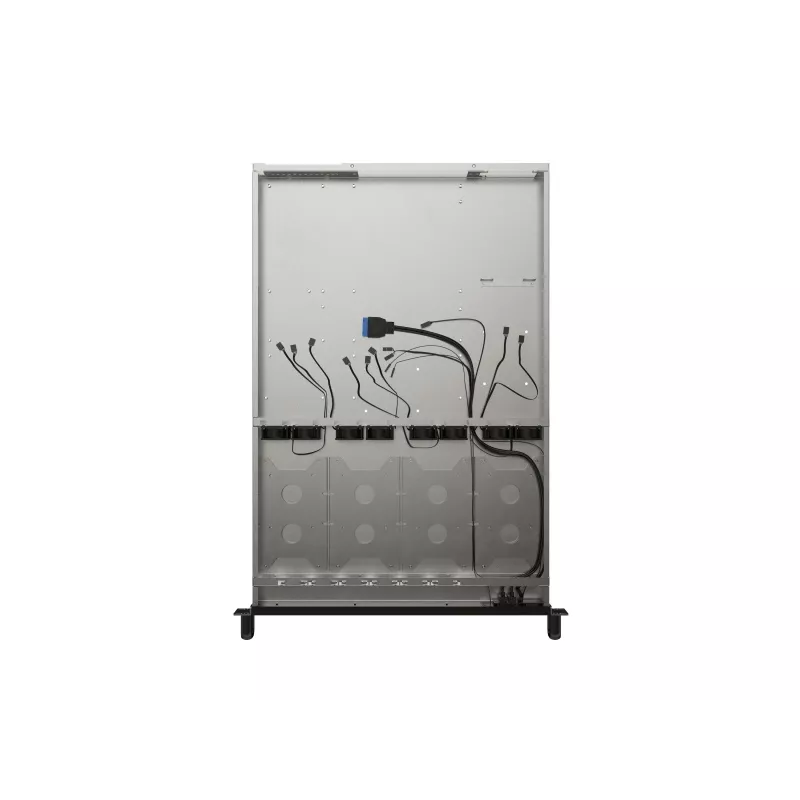 Rack-behuizing Lanberg SC01-6501-12B 1U zwart 8 ventilatoren HDD SSD