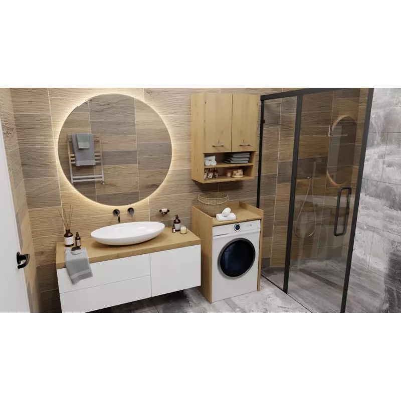 Top e Shop POLA wasruimtekast voor wasmachine – Artisan Oak